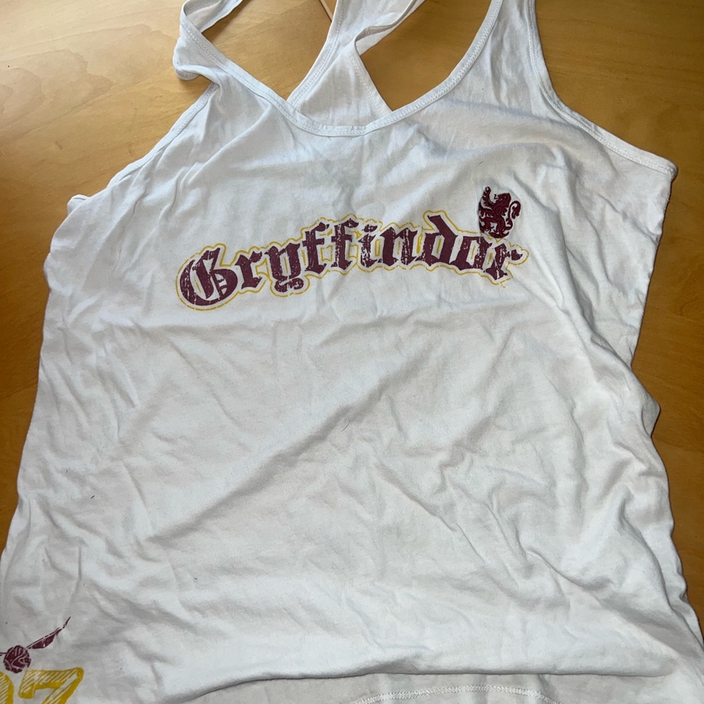 Universal Studios Harry Potter White Tank Top